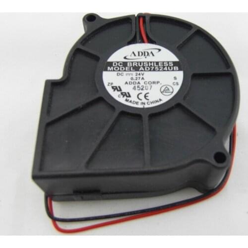 ADDA AD7524UB 75 * 75 * 30MM 7530 7CM 70MM DC 24V projector blower cooling fan