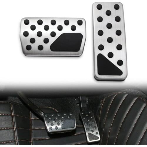 Accessories For Jeep Grand Cherokee AT Auto Accelerator Brake Fuel Pedal Pedales Stickers Plate Pads