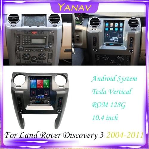 Car Radio Audio GPS navigation Android For Land Rover Discovery 3 2004-2011 Stereo Receiver Video Multimedia MP3 Player HeadUnit