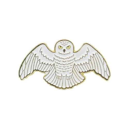 Cute Eagle Enamel Pins Collect Funny Animal Metal Cartoon Brooch Backpack Hat Bag Collar Lapel Badge Men Women Fashion Jewelry