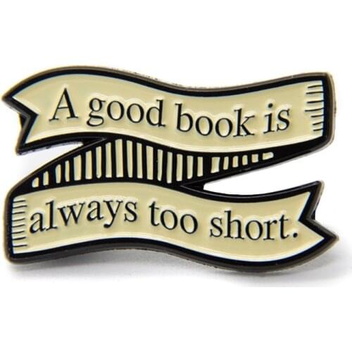 Read Book Enamel Pin