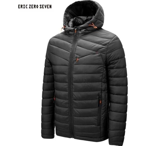 ERIC ZERO SEVEN Jacket Coat Men Thick Warm Heavy Male Coats Men Outwear Windbreaker Brand Plus Size Thermal Padded Clothes Boy