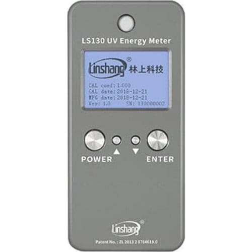 Linshang UV Light Meter Test UVA Radiation Intensity Irradiance Energy Dosage of High Pressure Mercury Lamp UV Integrator LS130