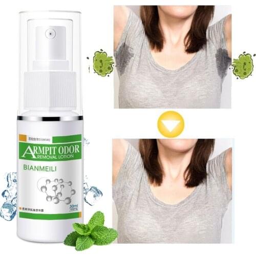 Armpit Odor Removal lotion Antiperspirante Deodorant Men Underarms Remove Foot Bad Body Odor Water Deodorizer Spray 30ml
