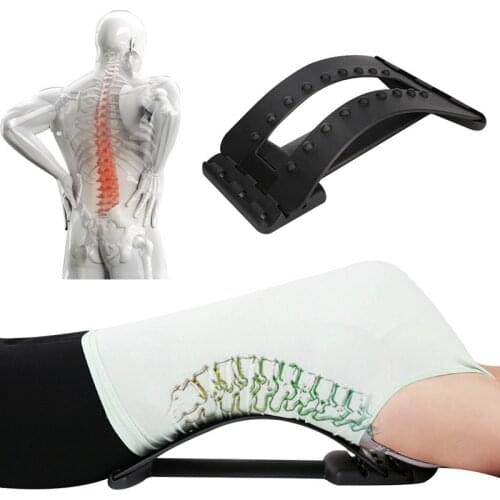 Back Stretch Massager Magic Stretcher Fitness Lumbar Support Relaxation Spine Pain Corrector