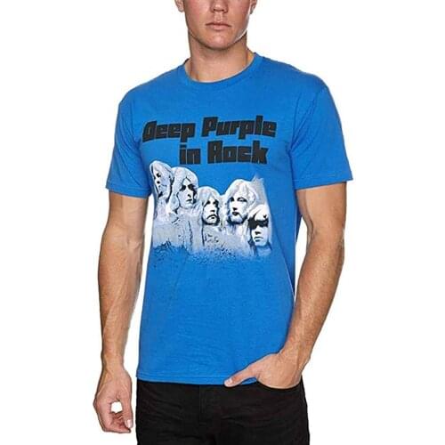 Sun-Tshirt Mens Deep Purple in Rock T-Shirt