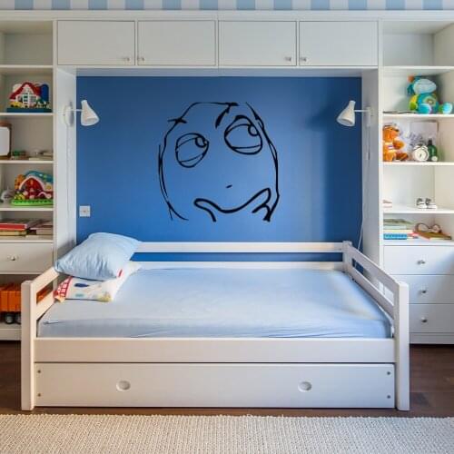 Famous Thinking Memes Wall Sticker Decal Memes Sticker Home Bedroom Decoration A00367