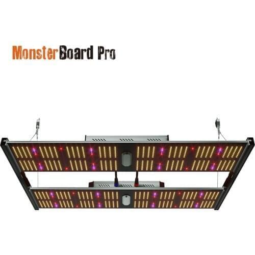 Real Beast! 2.6umol/j Even PPFD Samsung LM301H LM301B Geeklight Monster Board Pro 4800 480W LED Growlight for Greenhouse Growbox