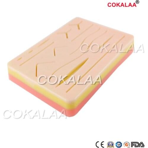 New skin suture model silicone skin anatomy model with wound shape surgery practice cokalaa
