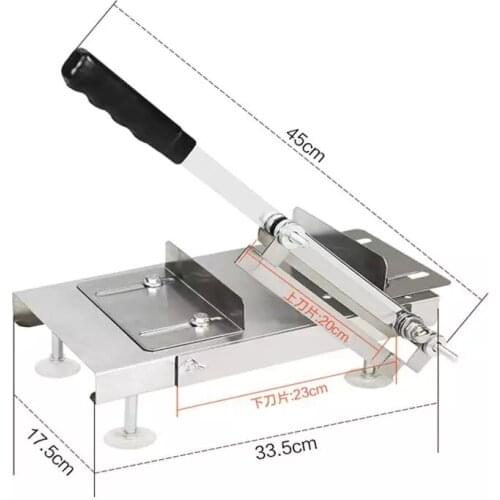 Diy Portable Hand Press Tool Manual Household, Desktop Slicer, Stainless Steel Cutter, Herbal Medicine,Vegetable