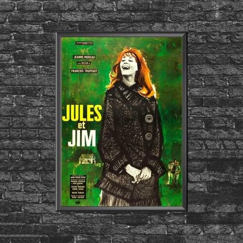 Jules et Jim Movie Poster Wall Painting Home Decoration (No Frame)