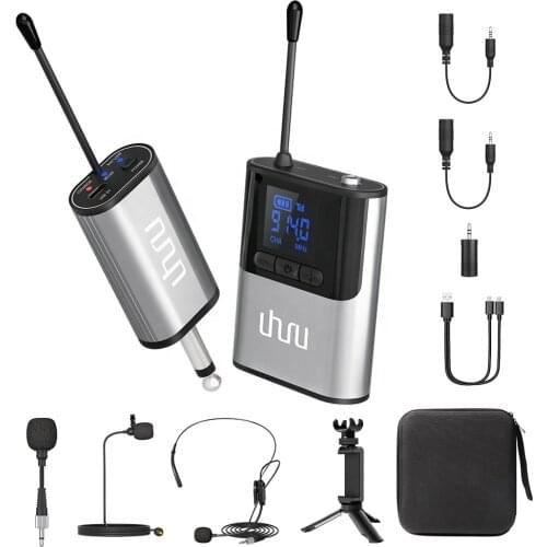UHF Professional Wireless Lavalier Microphone Wireless Mic Cordless Microphone Microfonos Inalambricos