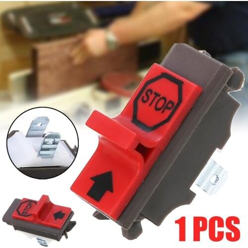 Off On Stop Push Button Switch Power Off Protection Switch Red Cover Emergency for 365 371 372 372XP 336 Replacement