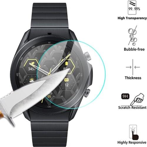 3/4/5pcs Smartwatch Tempered Glass For Samung Watch 3 41mm 45mm Clear Protective Film Guard For watch 3 Screen Protector Cover