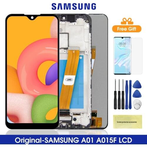 5.7'' Original A015 LCD For Samsung Galaxy A01 LCD Display Touch Screen Digitizer Assembly For Samsung A015 A015F A015G A015DS