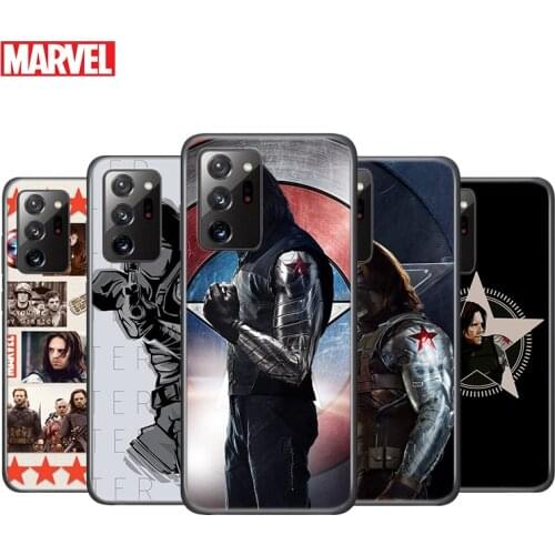 Marvel Winter Soldier White Wolf For Samsung A91 A81 A72 A71 A52 A51 A42 A41 A32 A31 A22 A21 A12 A02 A01 Core Black Phone Case