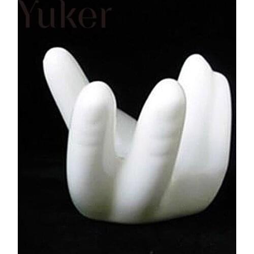 Ocarina Collector Display Accessory Ceramic Hand Stand For Music Lover Porcelain Collection Display Stand