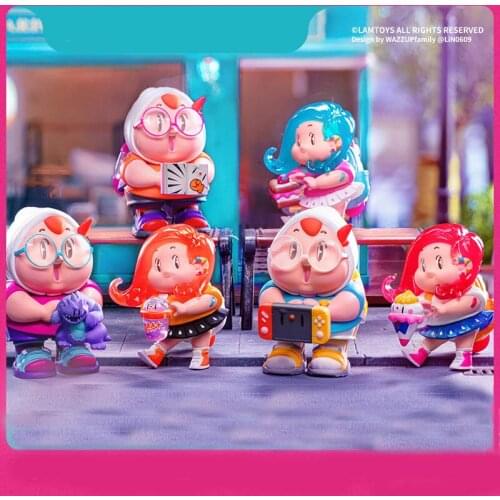 LAMT Blind Box Toys Cute Boy and Girl Anime Action Figure Random Surprise PVC Model Gift Decoration Birthday 6Pcs/Set