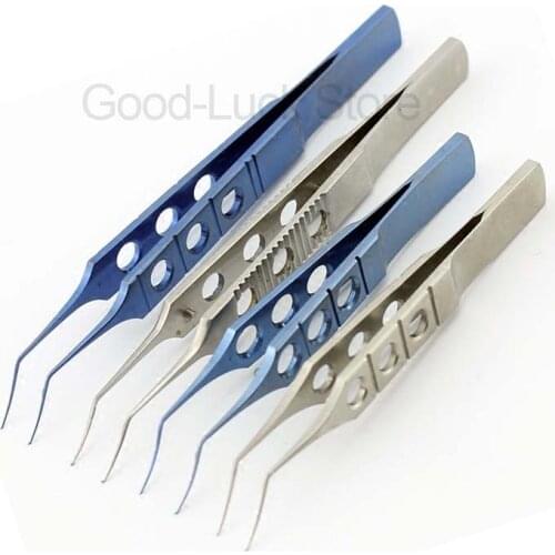 Titanium alloy Eyelid Beauty Eye Capsular Capsule Ophthalmic Instruments Capsulorhexis Clapm Tweezers Tools