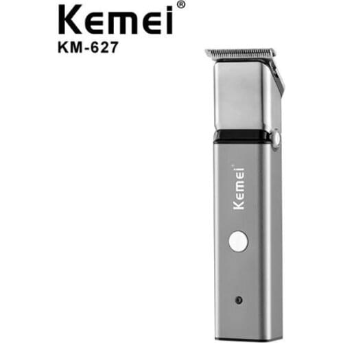 Kemei hair trimmer kemei hair clipper rechargeable KM-627 hair clipper haircut machine metal body
