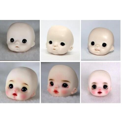 DIY customization 1/12 BJD dolls OB 11 doll Resin head