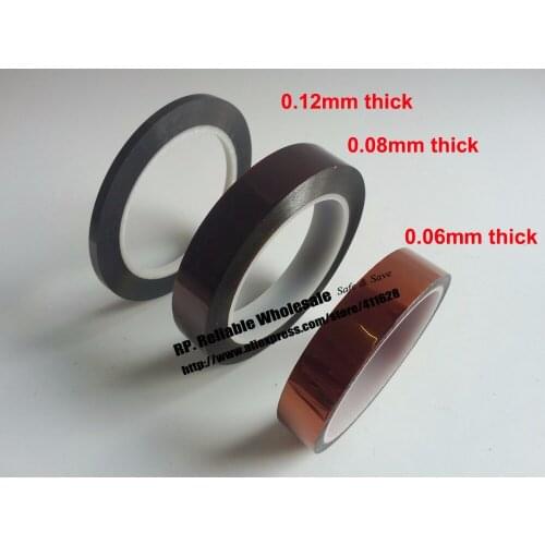 290mm*33M* 0.12mm thick, High Temperature Resist Poly imide tape fit for Transformers, PCB Soldering Mask