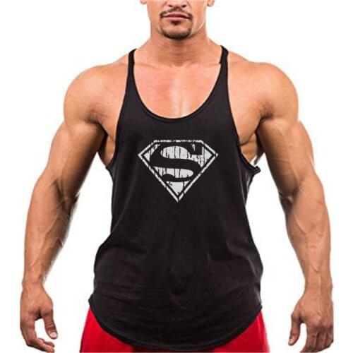 Gym Muscle Fitness Training Running Vest Clothing Tank Top Mens Bodybuilding Sleeveless Singlets Fashion Workout Mens Undershirt