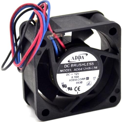 2pcs 4015 AD0412HB-D50 4cm 40mm 12 V 0.12A cooling fan