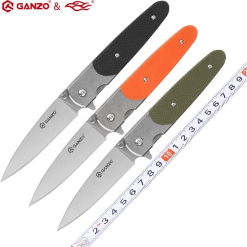 Ganzo Firebird G743-2 440C G10 Handle Folding knife Survival Camping tool Hunting Pocket Knife tactical edc outdoor tool