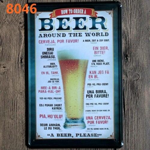 Tiki Bar Tin Signs Metal Plate Wall Pub Kitchen Restaurant Home Art Decor Vintage Iron Poster Cuadros A-6046