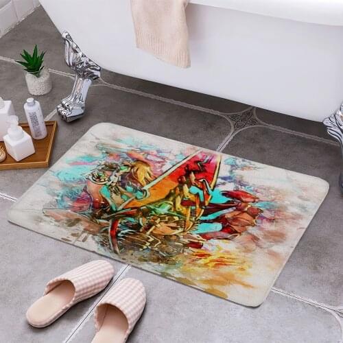 Xenoblade Chronicles 3D Print Doormats Rectangle Non-Slip DoorMat Bedroom Kitchen Entrance Print Door rugs Dropshipping