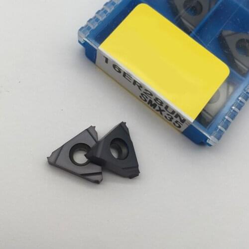 10pcs 16ER 28UN SMX35 Threaded Inserts Indexable Tungsten Carbide Threading Lathe Inserts for Threaded Lathe Holder blade tools