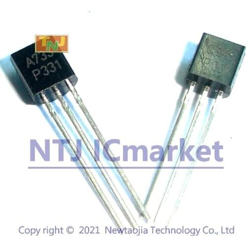 1000 PCS 2SA733P TO-92 2SA733 A733 A733P PNP Silicon Transistor NEW