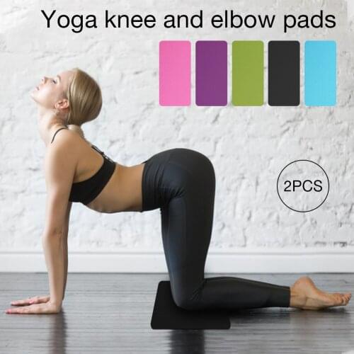 2PCS 40*20CM Yoga Knee Pad Elbow Cushion Anti-slip Mats for Pilates Floor Workouts