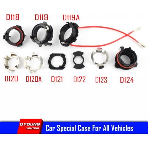 2x Car Goods Headlights Adapter Led H7 Near Far Light Lamp Bulb Holder H1 Xenon Hid For Honda Mazda VW Touran Mondeo Fiat Audi