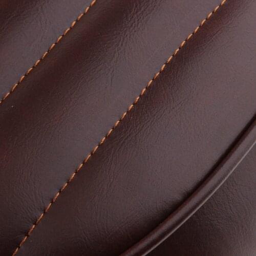 63 Cm Faux Leather Seat Waterproof With Assembly Kits Motorcycle Cafe Racer Seat Vintage Seat Cushion - Brown