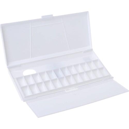 Watercolor Paint Palette 24 Grid Professional Art Plastic Palette Art Supplies