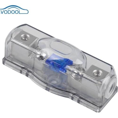 Car Audio 60 AMP Mini ANL Fuse Holder Block 4/8 GA IN 4/8 GA OUT with Fuse