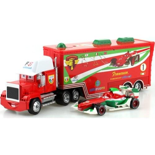 Disney Pixar Cars Toy Car Francesco Bernoulli Mack Truck 1:55 Metal Toy Alloy Car Diecasts & Toy Vehicles Car Model Toys