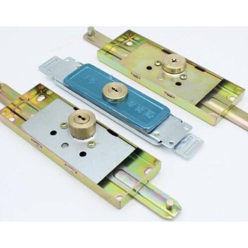 Rolling Security Door Lock Roll Gate Anti-theft Locks with Key Install Middle or Bottom Shutter Safe Lock Garage Home Hardware