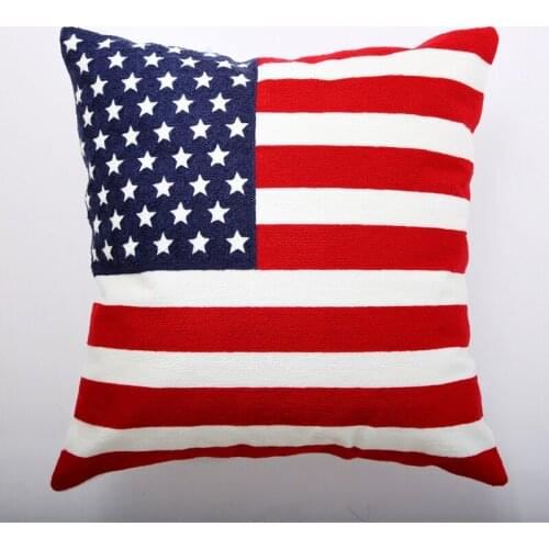 GYK115-Flag Cushion Case (No Filling) 1PC Polyester Home Decor Bedroom Decorative Sofa Car Throw Pillows