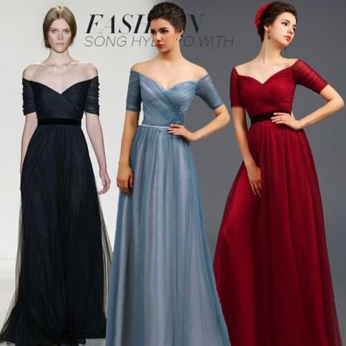 HL7979 2018 new bridesmaid dress banquet short paragraph Mission Sisters dress bridesmaid dress red bean paste color