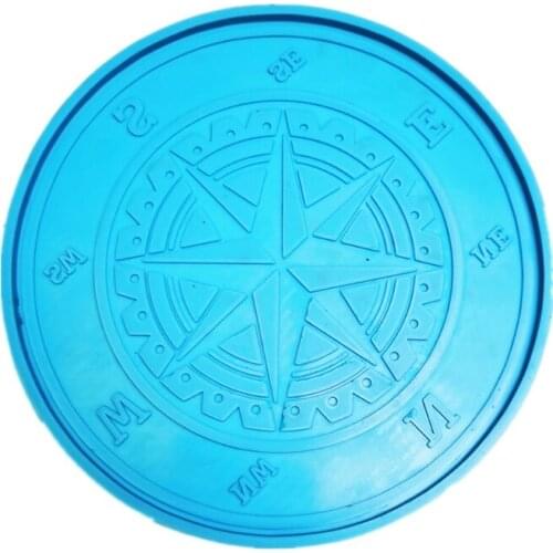 Compass Coaster Epoxy Resin Mold Decorations Cup Mat Pad Silicone Placemat Mould DIY Crafts Ornaments Casting Tools