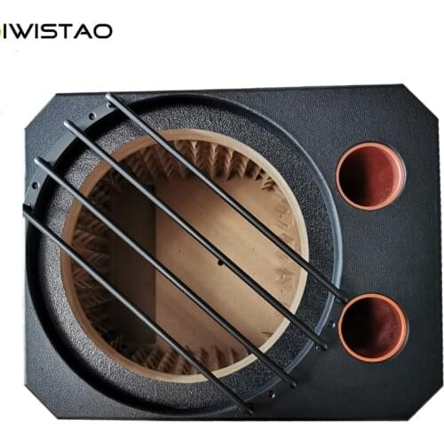 IWISTAO HIFI 10 Inch Passive Subwoofer Empty Cabinet Honeycomb HDF Board Enclosure Front Inverted Car Audio DIY
