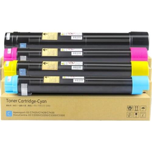 1 SET High Capacity Copier Toner Cartridge Replace for Xerox DocuCentre III C2200 C2201 C2205 C3300 C3305 CT201213 14 15 16
