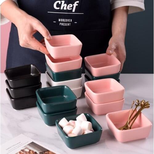 Ceramic dry fruit plate snacks Japanese dishes living room snacks melon seeds snack fruit plate