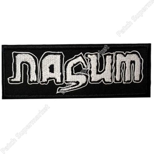 4.6" NASUM GRINDCORE BRUTAL DEATH INSECT WARFARE INFEST EMBROIDERED IRON On Patch APPLIQUE Rock Punk Badge