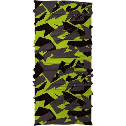 Necko Green Camouflage Buff Bandana Face Mask-DC183 460045007