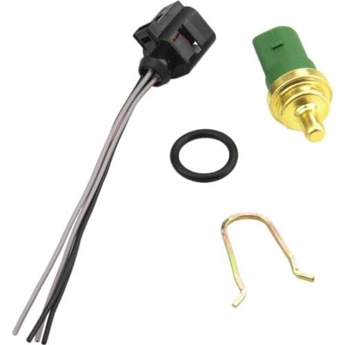 Car Engine Water Temperature Sensor Switch & Cable Harness Plug for Bora Golf Jetta Tiguan 059919501A