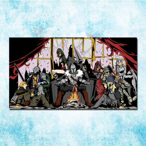 Dark Souls Hot Game Art Silk Poster Canvas Print 13x24 24x43 Inch-003